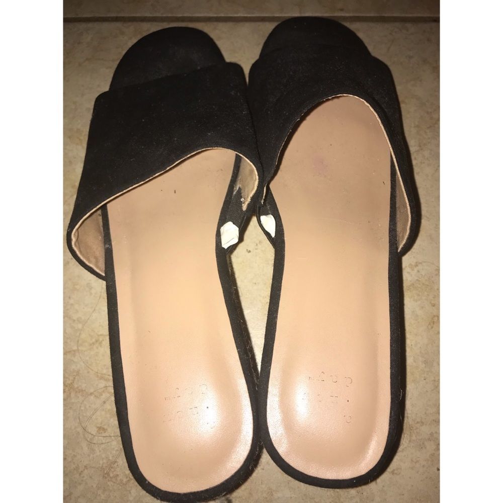A New Day Black Wedges